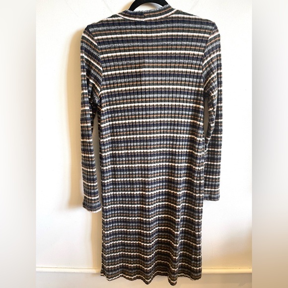 NWT Coin 1804 Long Striped Duster Cardigan - Picture 2 of 5